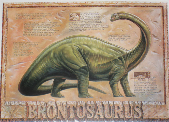 brontosaurus and t rex